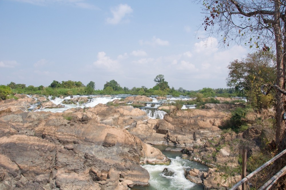 Li Phi waterfalls Don Kon, Laos