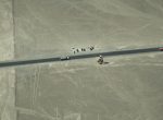 Uitkijkpunt over de Nazca tekeningen vanuit het vliegtuig