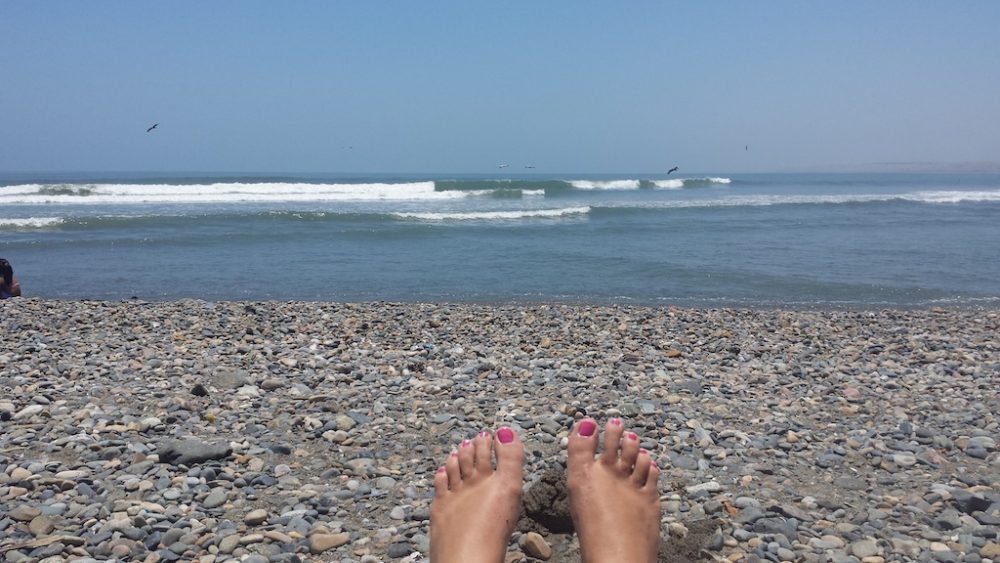 Relaxen op het strand van Huanchaco