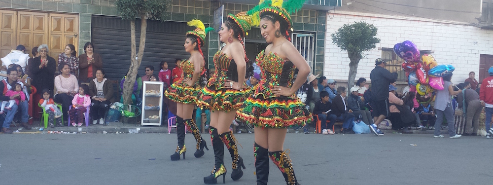 Parade voor de maagd Guadalupe