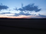 Sunrise from sleeper train to Loas