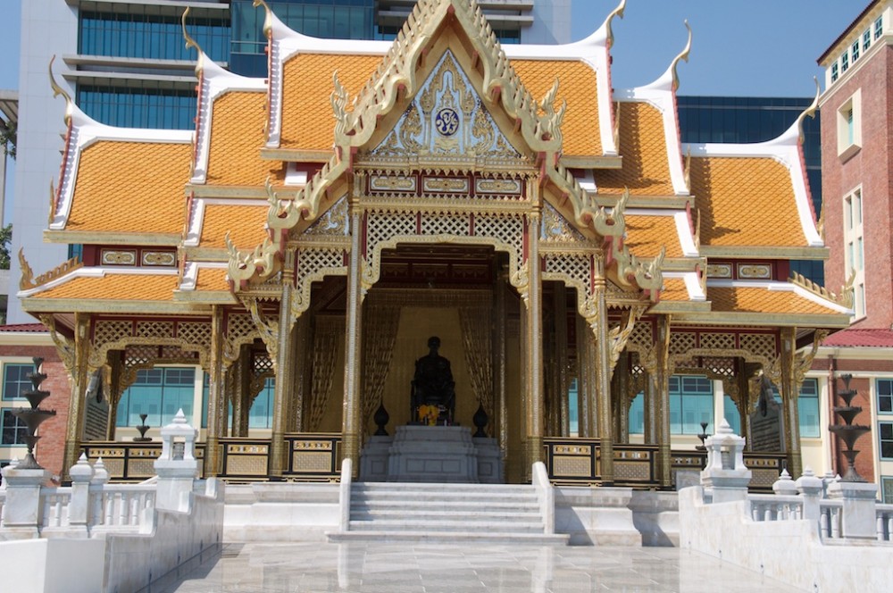 Temple at River front, Bangkok