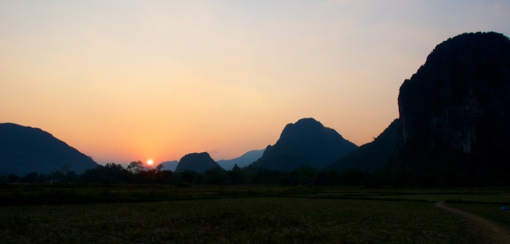Sundown Vang Vieng