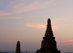 Stupa in avondlicht Bagan