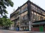 Oud pand in Yangon