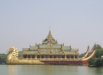 Royal barge, Kandawgyi Lake, Yangon