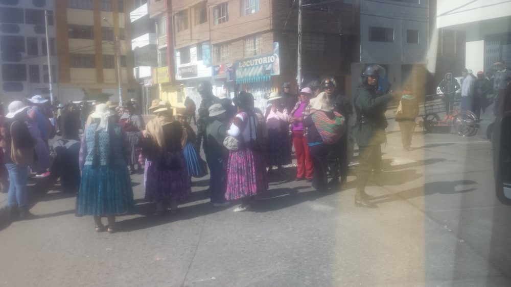 Prostesten in Puno