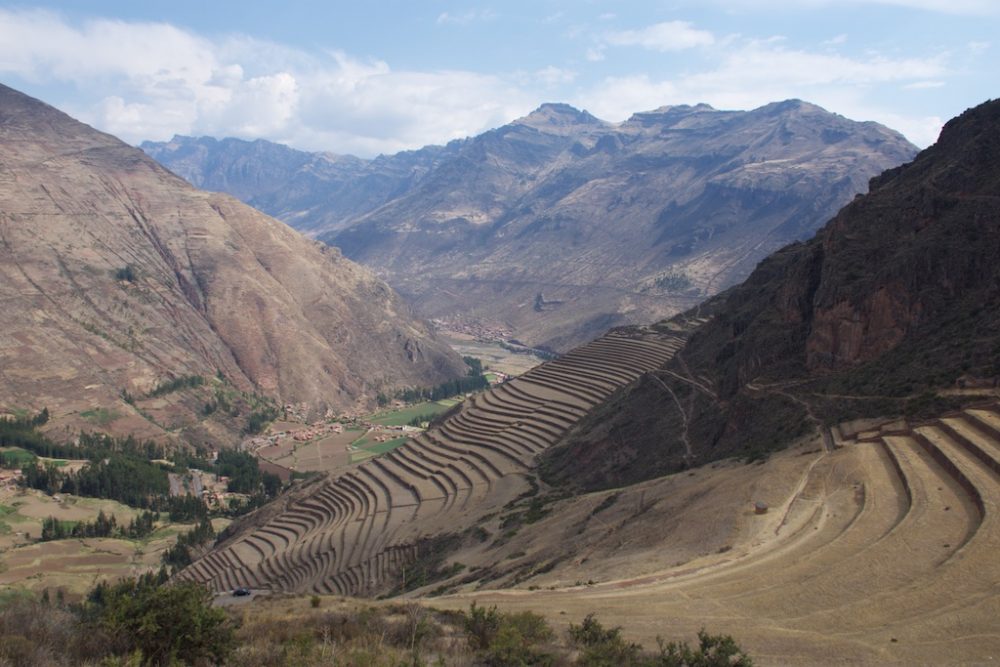 Inca ruins bij Picas, sacred valley